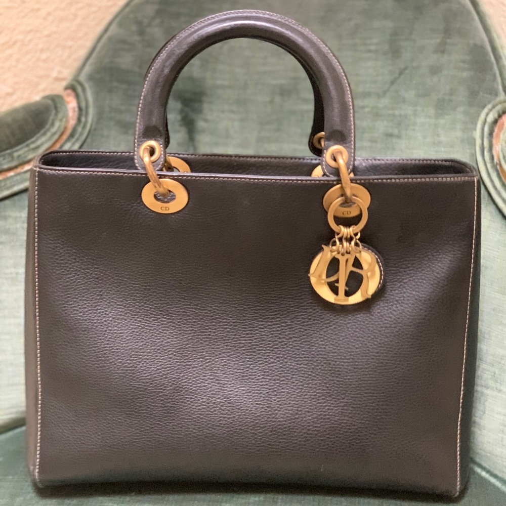 Lady Dior Large Bag - Used AUTHENTIC
